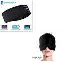 Wireless Bluetooth Sleeping Headphones Headband Thin Soft Elastic Comfortable Music Ear Phones Eye Mask For Side Sleeper Sports