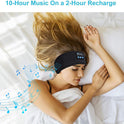 Wireless Bluetooth Sleeping Headphones Headband Thin Soft Elastic Comfortable Music Ear Phones Eye Mask For Side Sleeper Sports