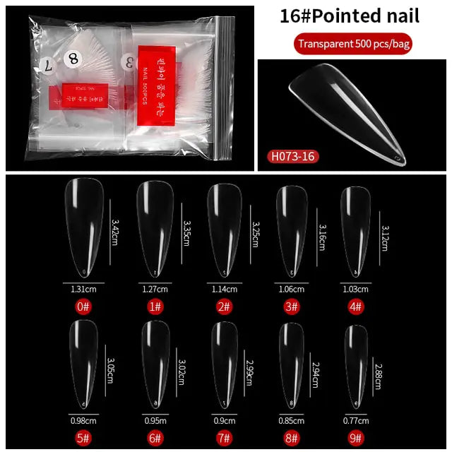 French Fake Nails Extension