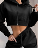 2 Piece Set Sweatsuits Women's Sweatshirt and Sweatpants