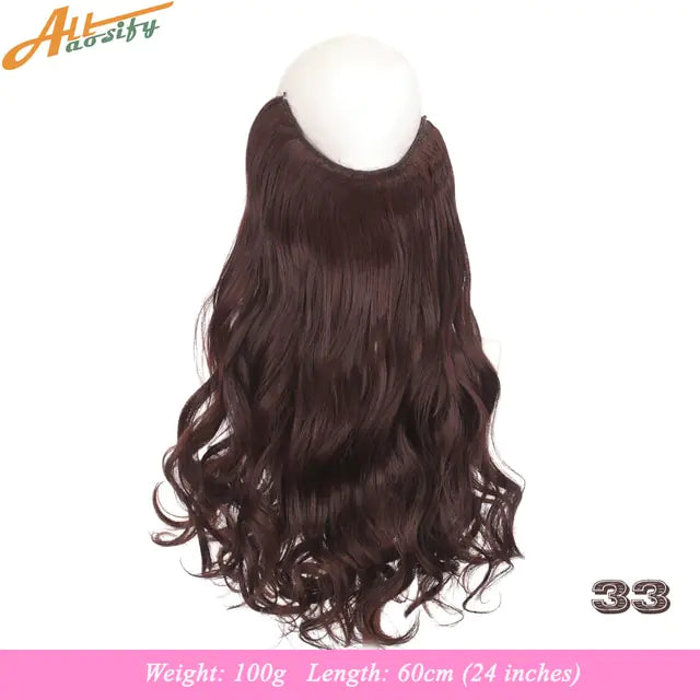 Synthetic No Clip Artificial Hair