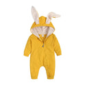 Rabbit Ear Hooded Baby Rompers